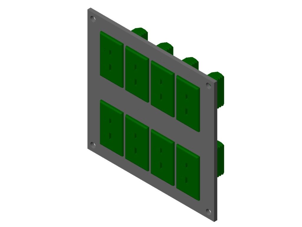 Pentronic product Modell Panel miniatyr termoplast / Panel miniature thermoplastic